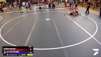 114 lbs Quarterfinal - Jaxon Wilson, IA vs Kyler Van Keuren, WI