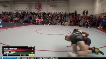 144 lbs Cons. Round 2 - Jacob Miller, Pagosa Springs vs Gabe Mendoza, Grand Valley