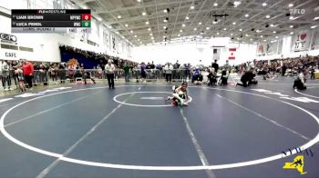 56 lbs Cons. Round 2 - Luca Pendl, WRCL Wrestling Club vs Liam Brown, Mat Power Youth Wrestling Club