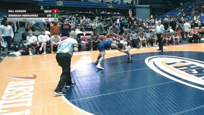 157 lbs Semis & 1st Wrestleback (8 Team) - Jeremiah Hernandez, Oak Park (O.P.-River Forest) vs Will Konder, Lombard (Montini)