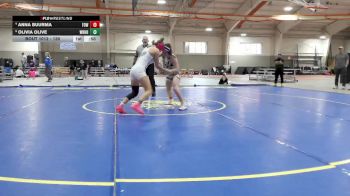 130 lbs Cons. Round 7 - Olivia Olive, William Henry Harrison High School vs Anna Buurma, Fowlerville (Girls)