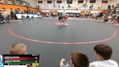 130 lbs Semifinal - Jordan Nielsen, Lander vs Adisyn Hunter, Rawlins