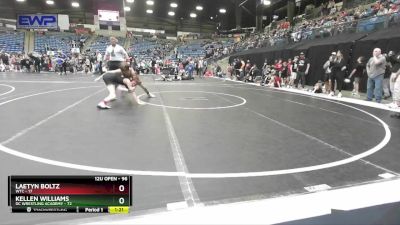 96 lbs 1st Place Match - Kellen Williams, DC Wrestling Academy vs Laetyn Boltz, WTC