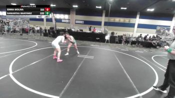 123 lbs Consi Of 8 #1 - Emma Molina, Savage House WC vs Samantha Martinez, Cobra Kai