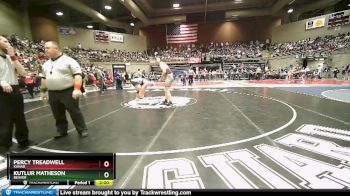 2A 215 lbs Quarterfinal - Kutlur Matheson, Beaver vs Percy Treadwell, Kanab