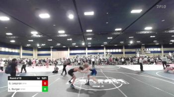 138 lbs Round Of 16 - Gage Lespron, Grindhouse WC vs Luke Burgar, Spartan Mat Club