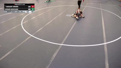 12U - 78 lbs Cons. Round 2 - Wyatt Haluptzok, Anoka Youth Wrestling vs Eli Schwarzbauer, Pine City