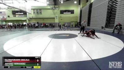 175 lbs Quarterfinal - Antonio Hernandez, CANOGA PARK vs Oluwaforanmi Okelola, Cleveland