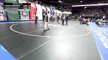 155 Class 1 lbs Cons. Round 3 - Sidney Zimmerman, Hannibal vs Ellyse Lorenson, Palmyra