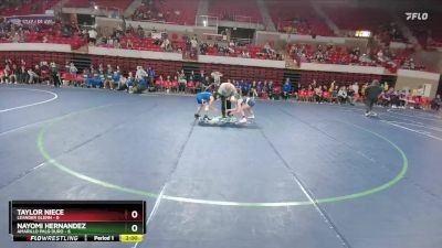 107 lbs Round 1 (16 Team) - Taylor Niece, Leander Glenn vs Nayomi Hernandez, Amarillo Palo Duro