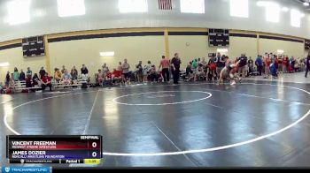 182 lbs Semifinal - Vincent Freeman, Midwest Xtreme Wrestling vs James Dozier, Roncalli Wrestling Foundation