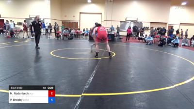 92 kg Rnd Of 64 - Marshall Rodenbeck, All-Phase Wrestling Club vs Patrick Brophy, Charleston Regional Training Center