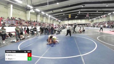 116 lbs Quarterfinal - Peyton Seimy, Other Team vs Elijah Begay, No Team