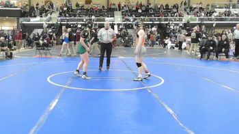 132 lbs 5th Place - Faith Young, Middleborough vs Kylie Biter, Oxford Hills