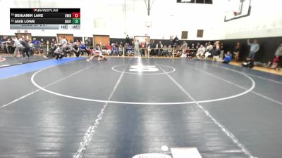 120 lbs Consi Of 8 #1 - Benjamin Lane, South Windsor vs Jake Lowe, Southington