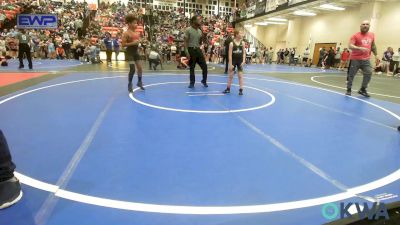 76-80 lbs Quarterfinal - Pattrick Fletcher, Brushy Wrestling Club vs Caiden Grizzard, Wagoner Takedown Club