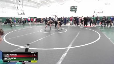 138 lbs Champ. Round 1 - Naoto Inoki, Mira Costa vs Aldo Moreno, Warren