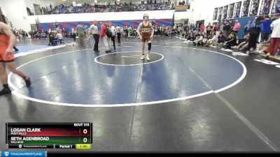 145 lbs Cons. Round 3 - Logan Clark, Post Falls vs Seth Agenbroad, Vallivue