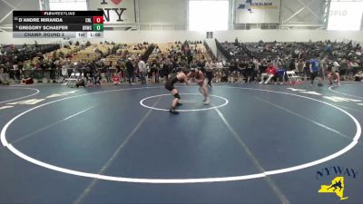 116 lbs Champ. Round 3 - Gregory Schaefer, Deep Roots Wrestling Club vs D`andre Miranda, Club Not Listed