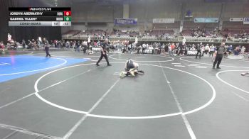 116 lbs Consolation - Jordyn Abernathy, Burligton vs Gabriel Tillery, Mountain Grapplers WC