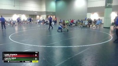 132 lbs Round 4 (16 Team) - Cadyn Wild, Iowa Black vs Luke Stanich, MAWA Red