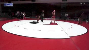 140 lbs Quarterfinal - Kendra Perrien, McLoud vs Hope Warren, McLain High School Girls