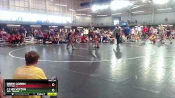 126 lbs Semis & 3rd Wb (16 Team) - CJ Helveston, Well Trained vs Drew Corbin, Team 901