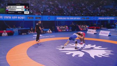 74 kg 1/8 Final - James Malcolm Green, United States vs Inalbek Sheriev, Russia
