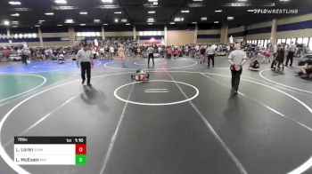 78 lbs Semifinal - Luke Loren, Sunkist Kids/Monster Garage vs Lazarus McEwen, Mat Demon WC