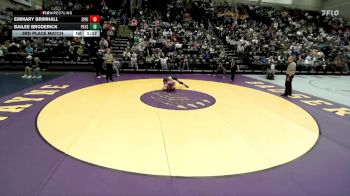 5A 140 lbs 3rd Place Match - Bailee Broderick, Payson vs Emmary Brimhall, Springville