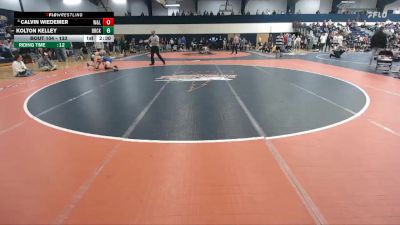 133 lbs Champ. Round 2 - Kolton Kelley, Brockport vs Calvin Wiedemer, Washington And Lee
