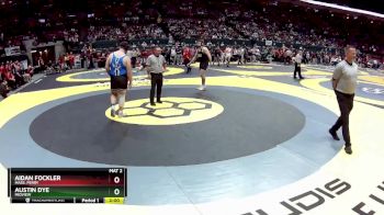 D1-285 lbs Quarterfinal - Austin Dye, Midview vs Aidan Fockler, Mass. Perry