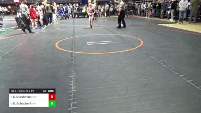 85 lbs Rd 4 - Consi Of 8 #1 - C.j. Dreshman, Canon McMillan vs Gabriel Schuchert, Norwin