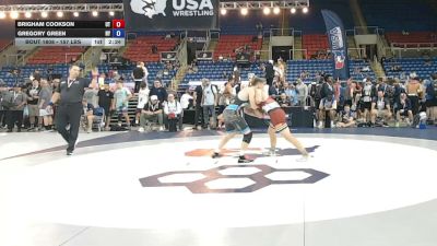 157 lbs Cons. Rd Of 32 - Brigham Cookson, Utah vs Gregory Green, New York