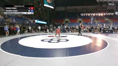 110 lbs Champ. Rd Of 16 - Khole Perez, IL vs Marina Loera, KS