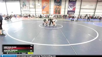 110 lbs Rd# 8- 12:30pm Saturday Final Pool - Hunter Finegan, Team New Mexico vs Greyson Music, Nauman Red