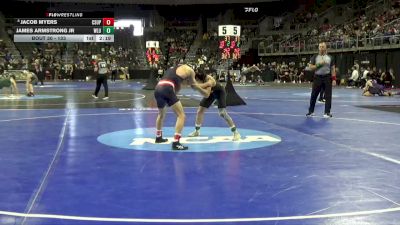 133 lbs Champ. Round 1 - James Armstrong Jr, West Liberty vs Jacob Myers, CSU Pueblo