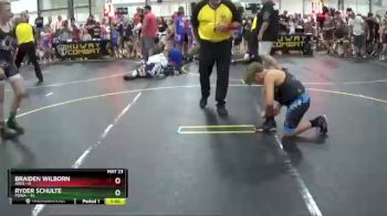 112 lbs Round 5 (6 Team) - Ryder Schulte, POWA vs Braiden Wilborn, Ares