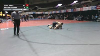 175 lbs Placement (16 Team) - Brayden Knowles, Ocean Lakes vs Derek Shultz, Kellam