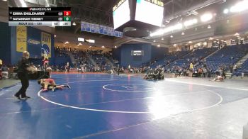 130 lbs Cons. Round 4 - Savannah Timney, Odessa vs Emma Englehardt, Owen J Roberts