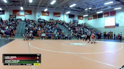 132 lbs Cons. Round 2 - AYDEN FOWLER, Madison (Mansfield) vs Luke Heikel, Loudonville