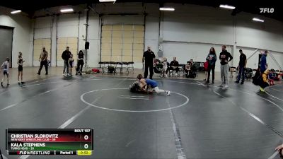 52-56 lbs Quarterfinal - Kala Stephens, Turks Head vs Christian Slokovitz, New Kent Wrestling Club