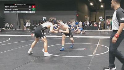 165 lbs Semifinal - Kadence Roop, Northeastern Oklahoma A&M vs Tony Stewart, Northeastern Oklahoma A&M