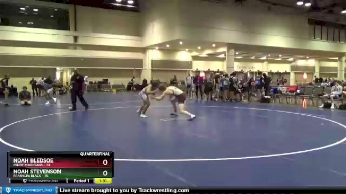 152 lbs Quarters & Wb (16 Team) - Noah Stevenson, Franklin Black vs ...