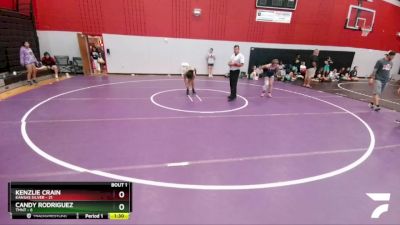 120 lbs Finals (2 Team) - Kenzlie Crain, Kansas Silver vs Candy Rodriguez, TMNT