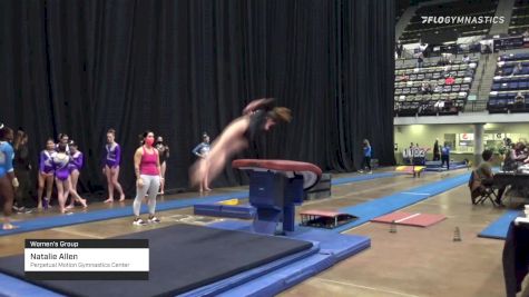Natalie Allen - Women's Group, Perpetual Motion Gymnastics Center - 2021 Women's Xcel Region 4 Championships