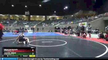 132 lbs Round 1 (4 Team) - Braylin Ruchti, 5A Thurston vs Austin Abbas, 5A Redmond 2