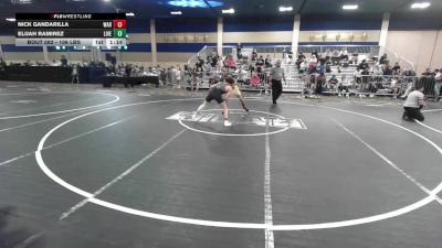 106 lbs Round Of 32 - Nick Gandarilla, War vs Elijah Ramirez, Livewire
