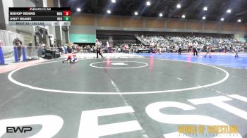 100 lbs Consi Of 8 #2 - Bishop Rening, Wright Wrestling Academy vs Jhett Beams, Weiser Wrestling Club