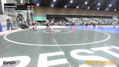 100 lbs Consi Of 8 #2 - Bishop Rening, Wright Wrestling Academy vs Jhett Beams, Weiser Wrestling Club